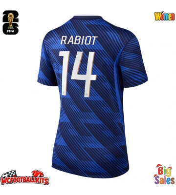 France Adrien Rabiot #14 Replica Home Stadium Shirt for Women World Cup 2026 Short Sleeve